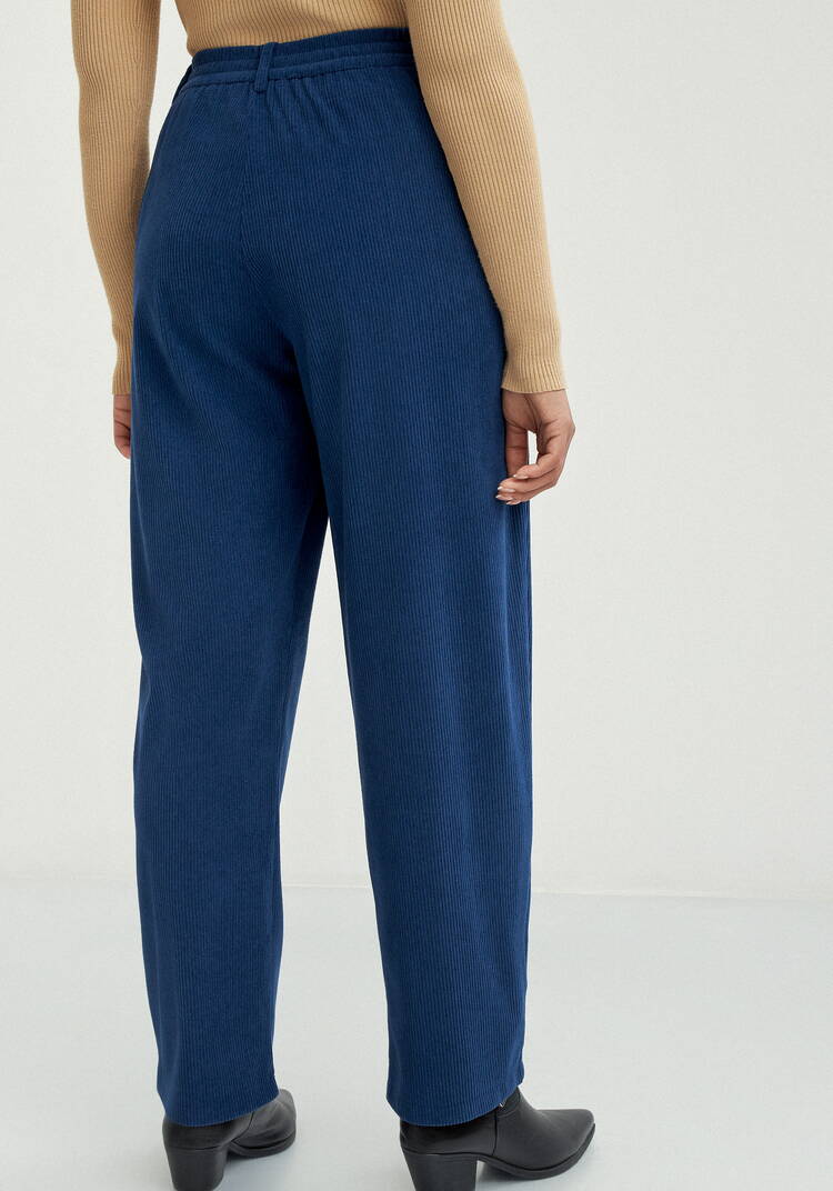 Брюки бананы с комфортным поясом шир.  750, рис. 3