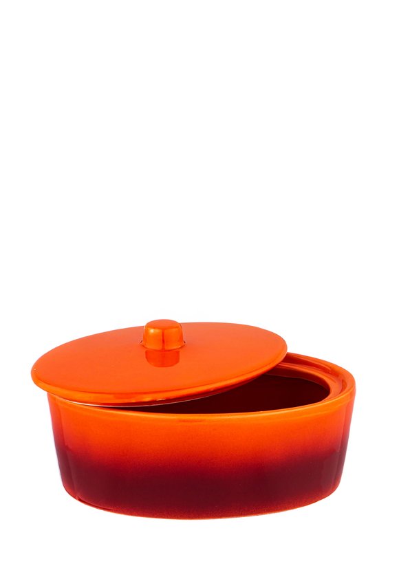 Блюдо для запекания керамическое с крышкой шир.  580, рис. 3