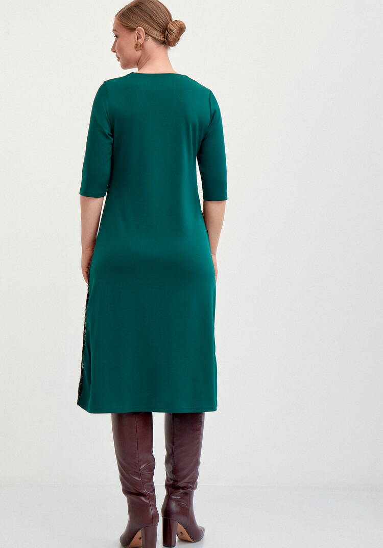 Платье из панбархата и трикотажа шир.  750, рис. 17