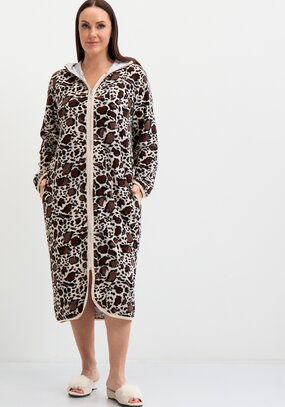 Халат махровый с капюшоном