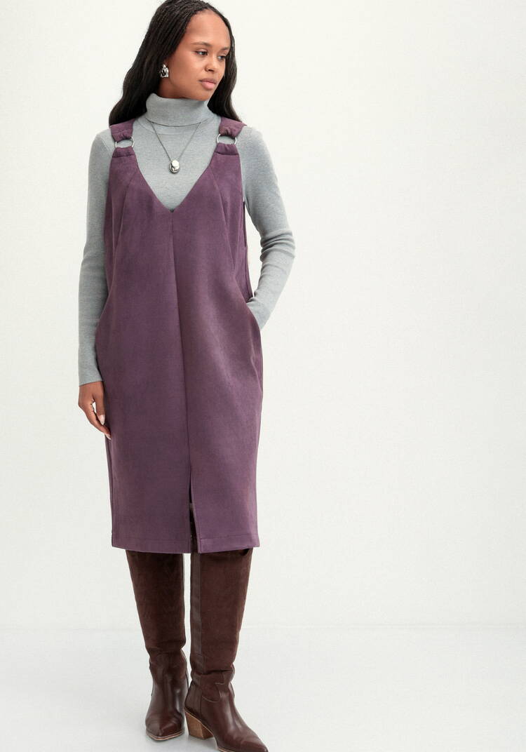 Сарафан замшевый шир.  750, рис. 1
