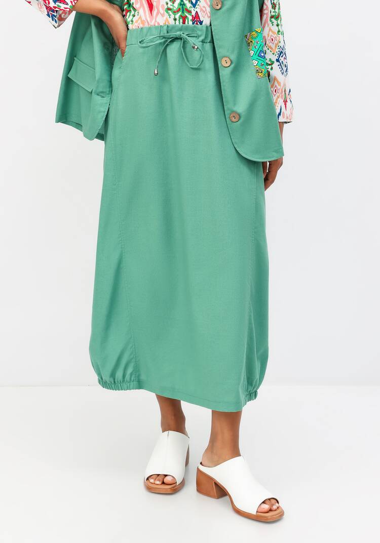 Юбка с эластичной лентой на талии и по низу шир.  750, рис. 8