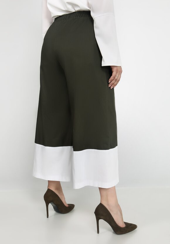 Кюлоты с контрастным кантом шир.  580, рис. 14