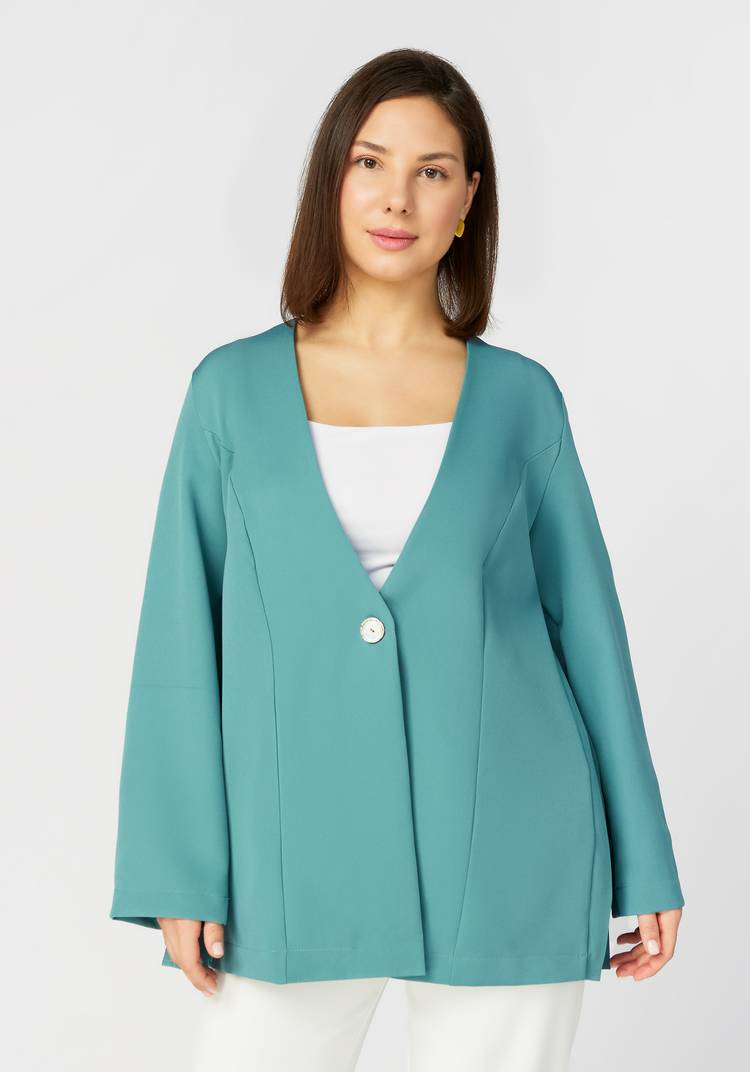 Пиджак с плиссированной спинкой шир.  750, рис. 5