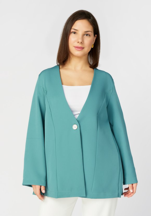 Пиджак с плиссированной спинкой шир.  580, рис. 5