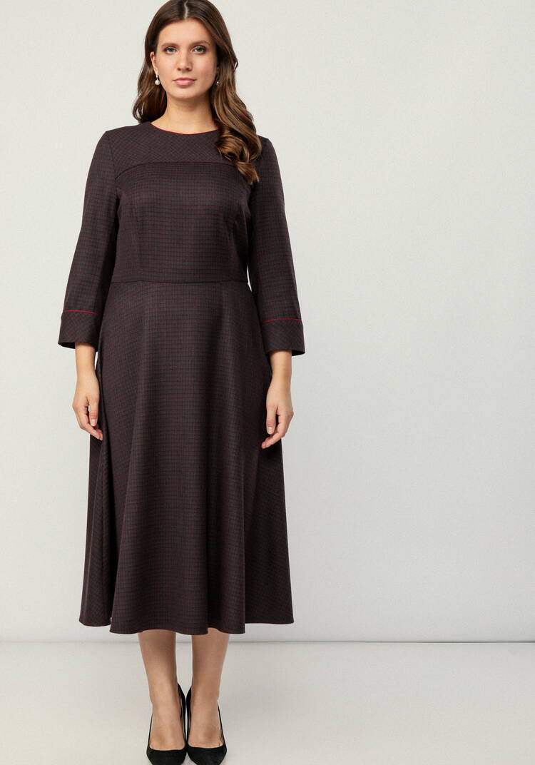 Платье-миди с кантом шир.  750, рис. 4