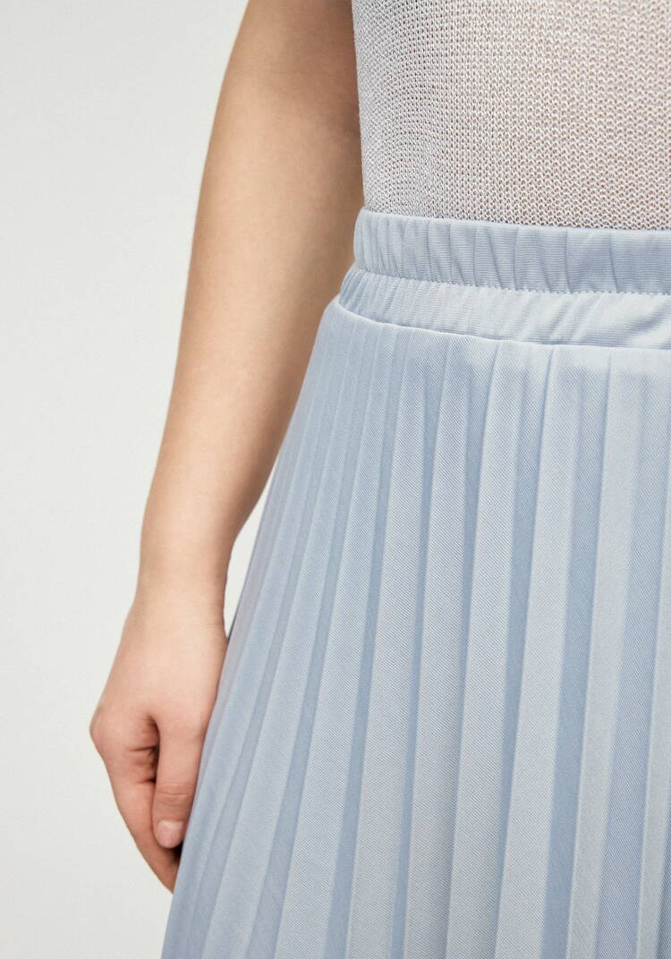 Юбка гофре из трикотажной ткaни шир.  750, рис. 5