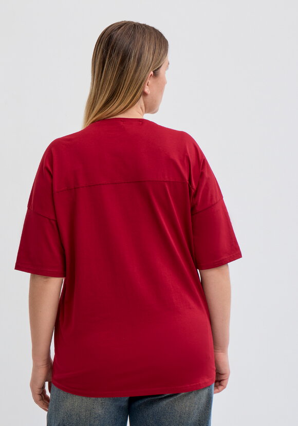 Футболка с флоральным принтом шир.  580, рис. 32