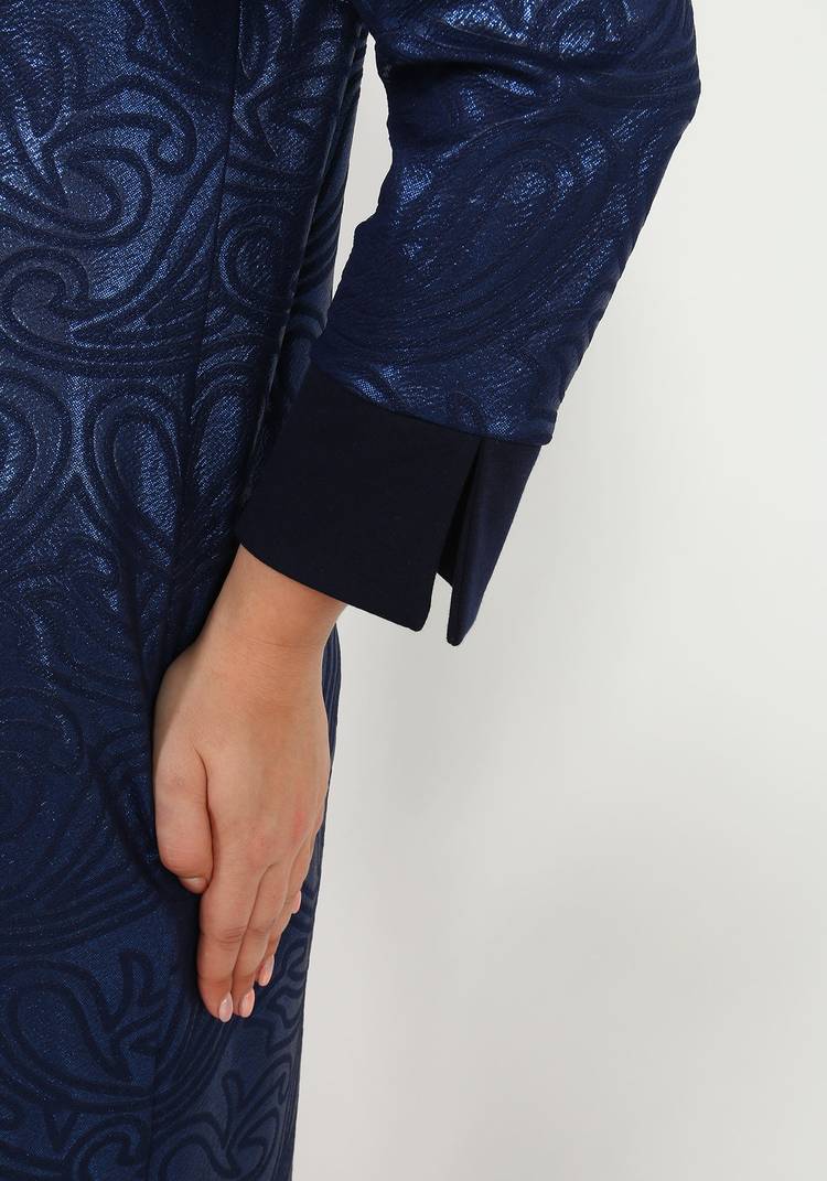 Кардиган с контрастными вставками на рукавах шир.  750, рис. 4