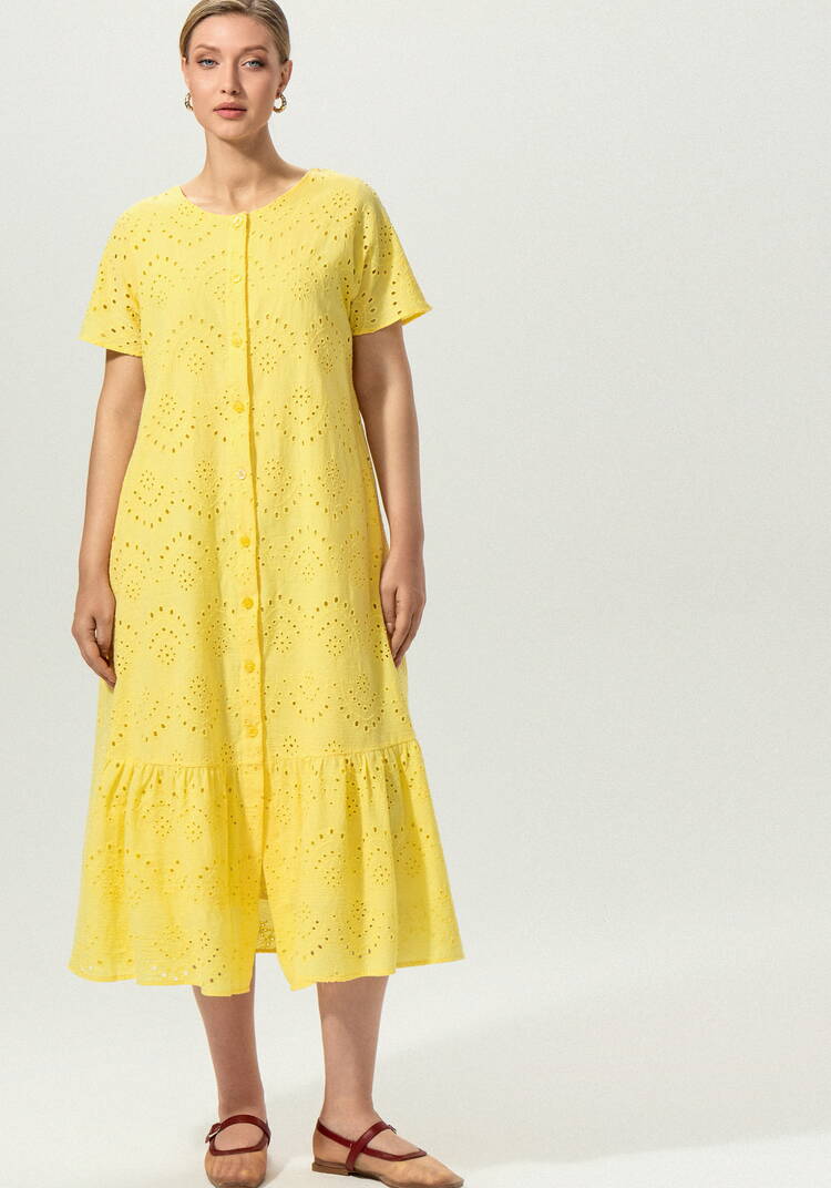 Платье ажурное с цельнокроеным рукавом шир.  750, рис. 12