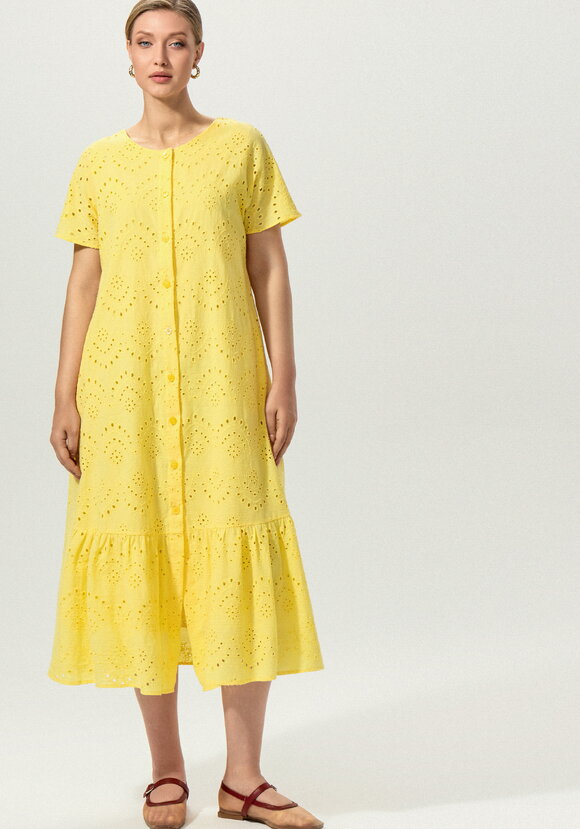 Платье ажурное с цельнокроеным рукавом шир.  580, рис. 12