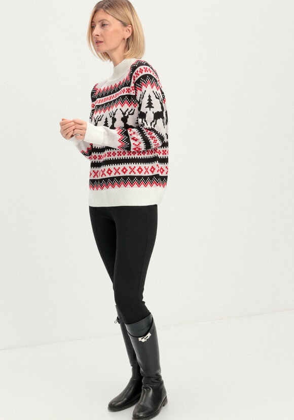 Джемпер с рождественским рисунком шир.  580, рис. 3