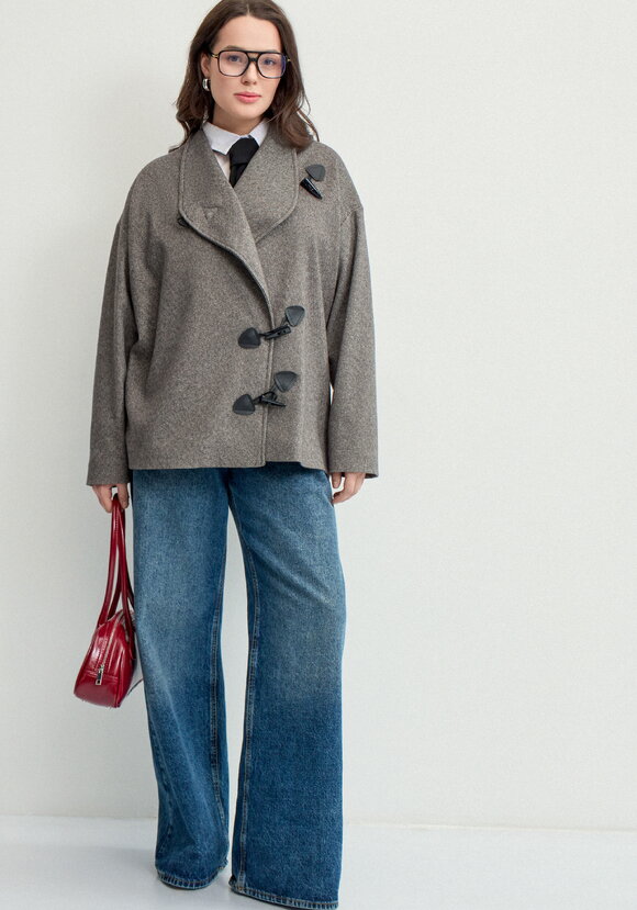 Пиджак с асимметричной застёжкой шир.  580, рис. 33