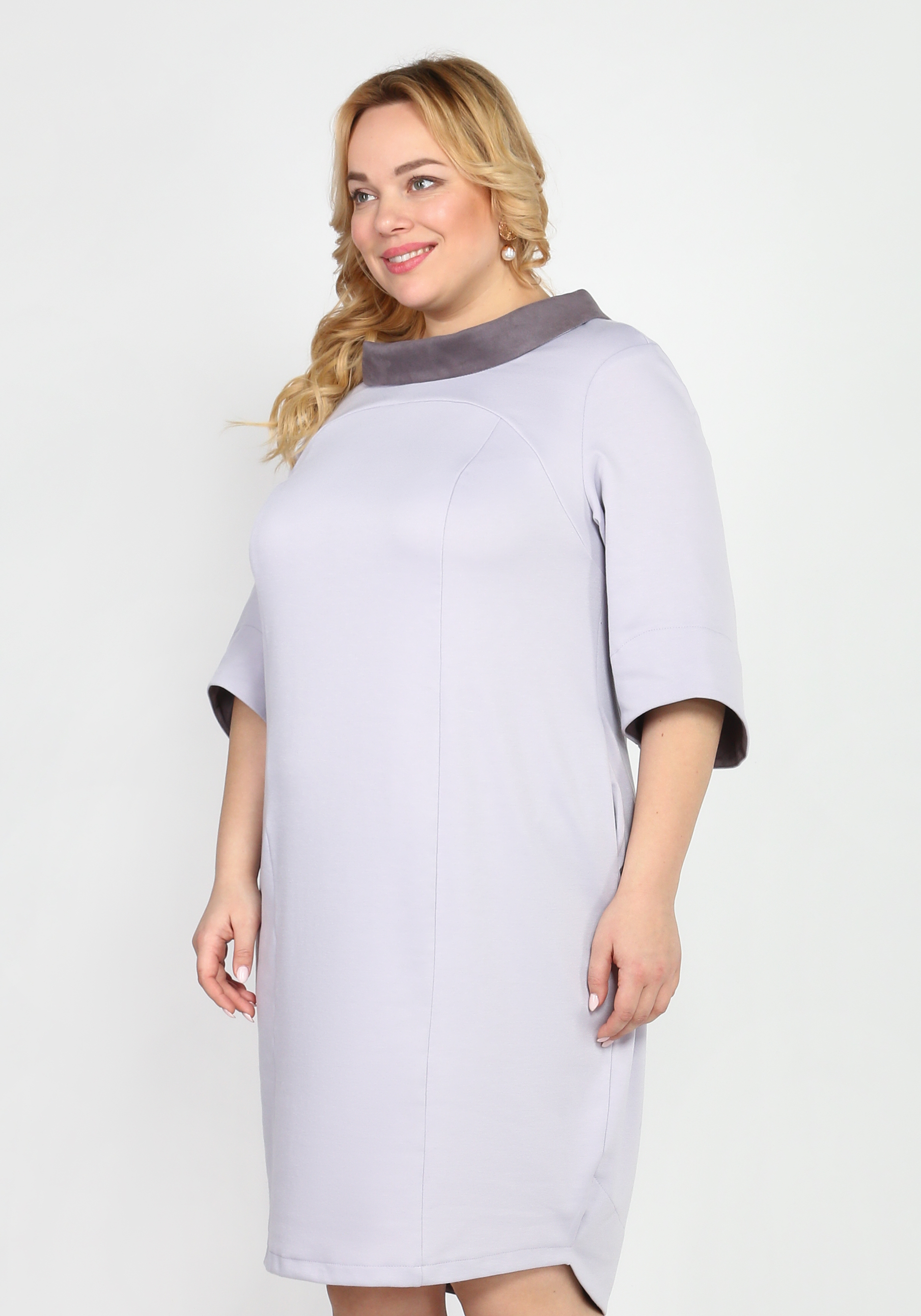 Платье "Воздушное счастье" GalaGrosso, размер 50, цвет синий - фото 8