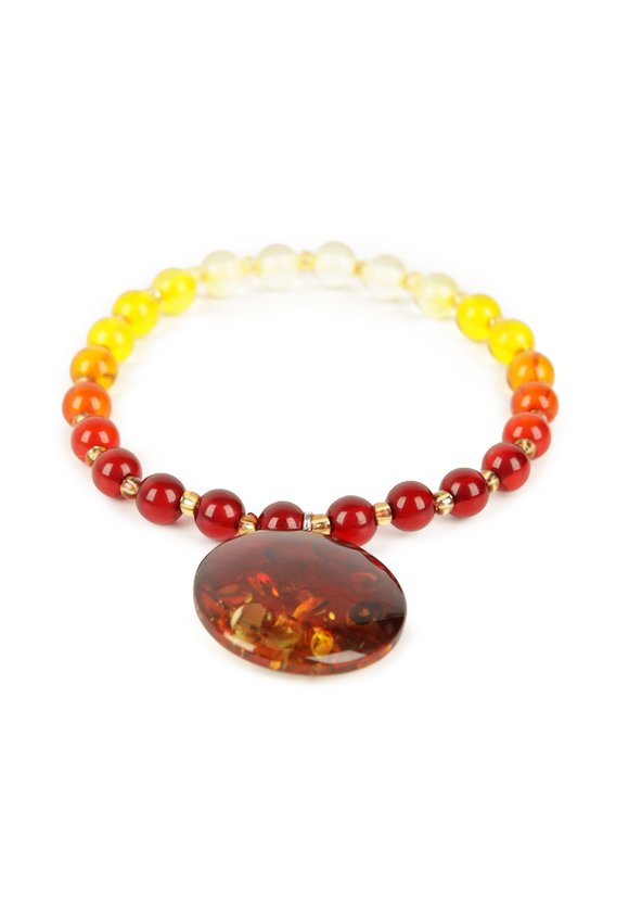 Браслет Янтарный восход шир.  580, рис. 2