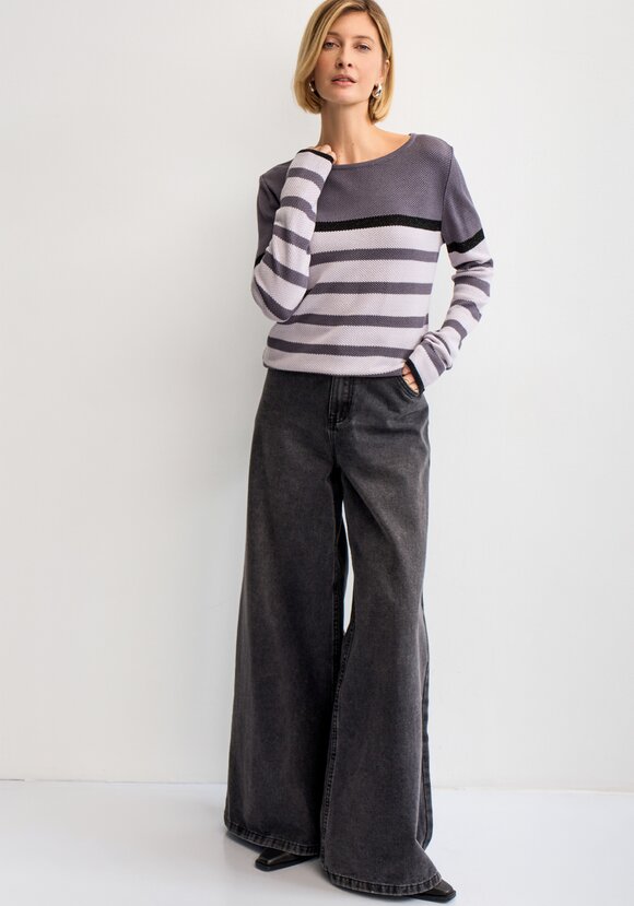 Джемпер в полоску с метанитью шир.  580, рис. 12