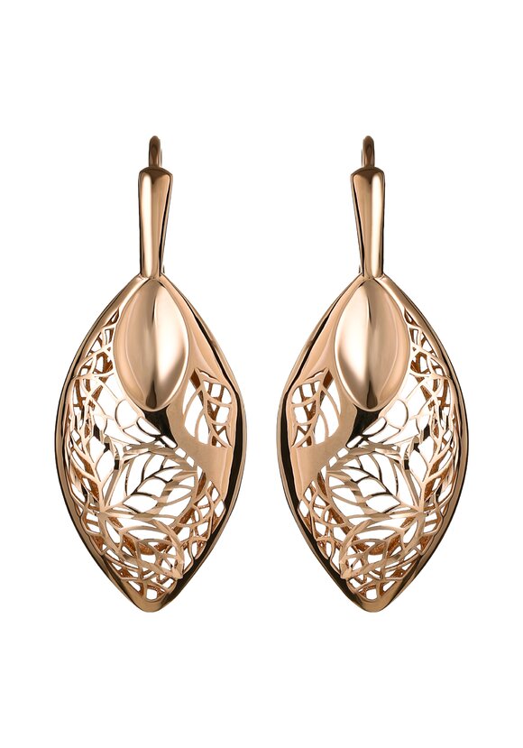 Серьги золотые Истинное наслаждение шир.  580, рис. 4