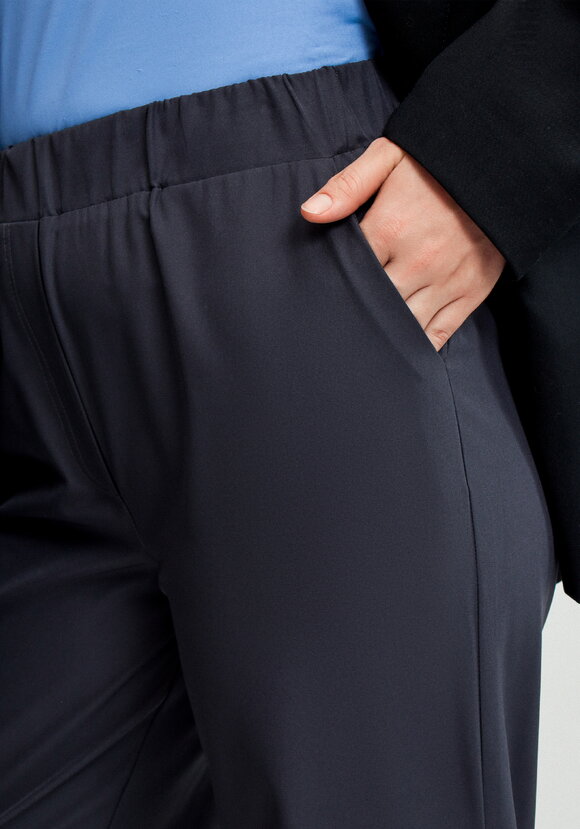 Брюки прямые с имитацией гульфика Элис шир.  580, рис. 10