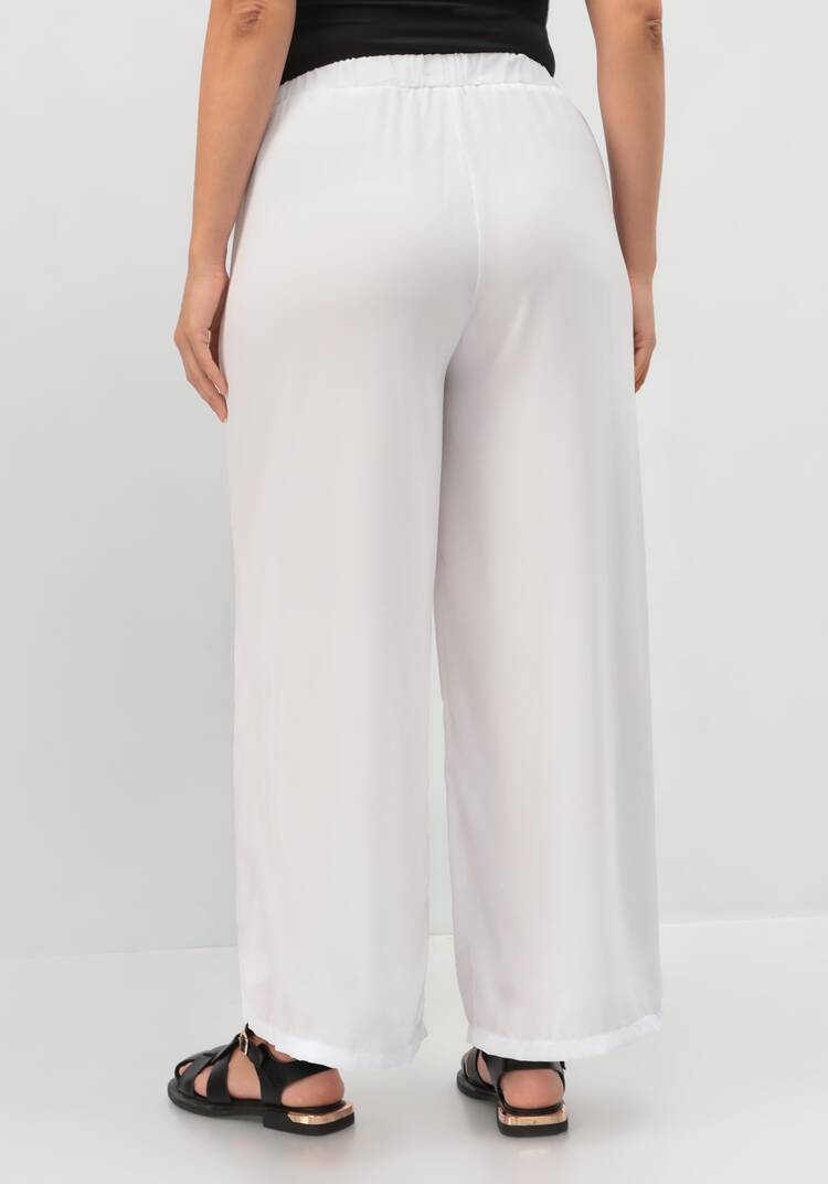 Брюки с резинкой на талии прямые шир.  750, рис. 3