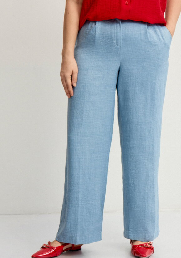 Брюки прямые со стрелками Оливия шир.  580, рис. 15