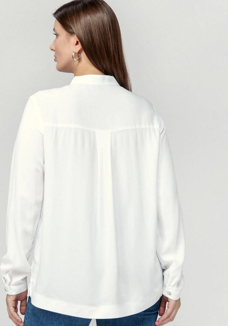 Блуза базовая с планкой на груди шир.  750, рис. 11