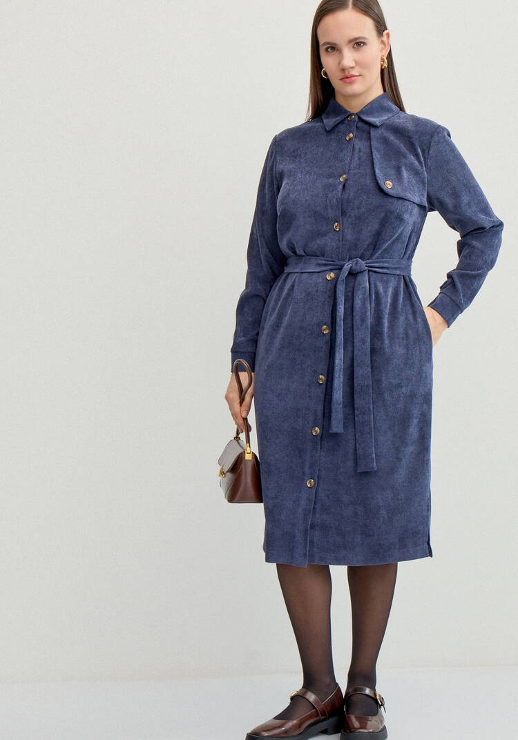 Платье-рубашка шир.  750, рис. 6