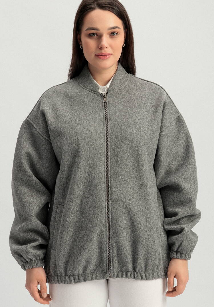 Бомбер свободного кроя на молнии шир.  750, рис. 5