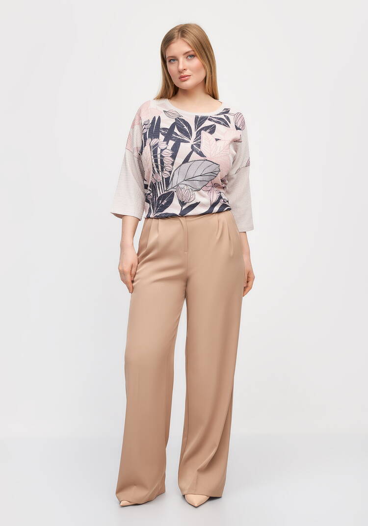 Блуза с цветочным принтом Амелия шир.  750, рис. 20