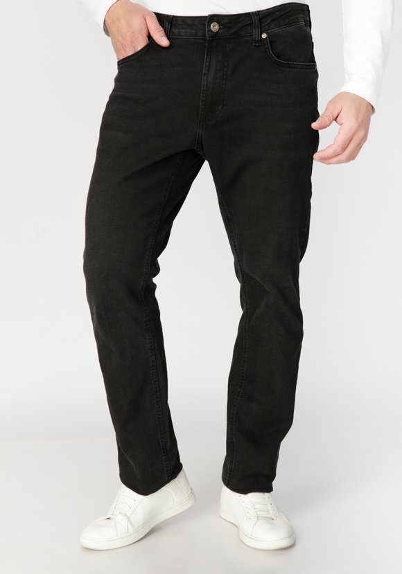 Джинсы прямого кроя шир.  580, рис. 1