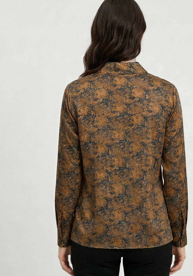 Блуза с жаккардовым узором шир.  750, рис. 12