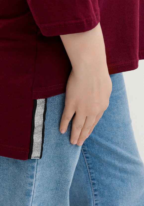 Туника с принтом на груди шир.  580, рис. 47