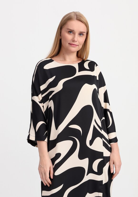 Платье свободного кроя Хорошее настроение шир.  580, рис. 2