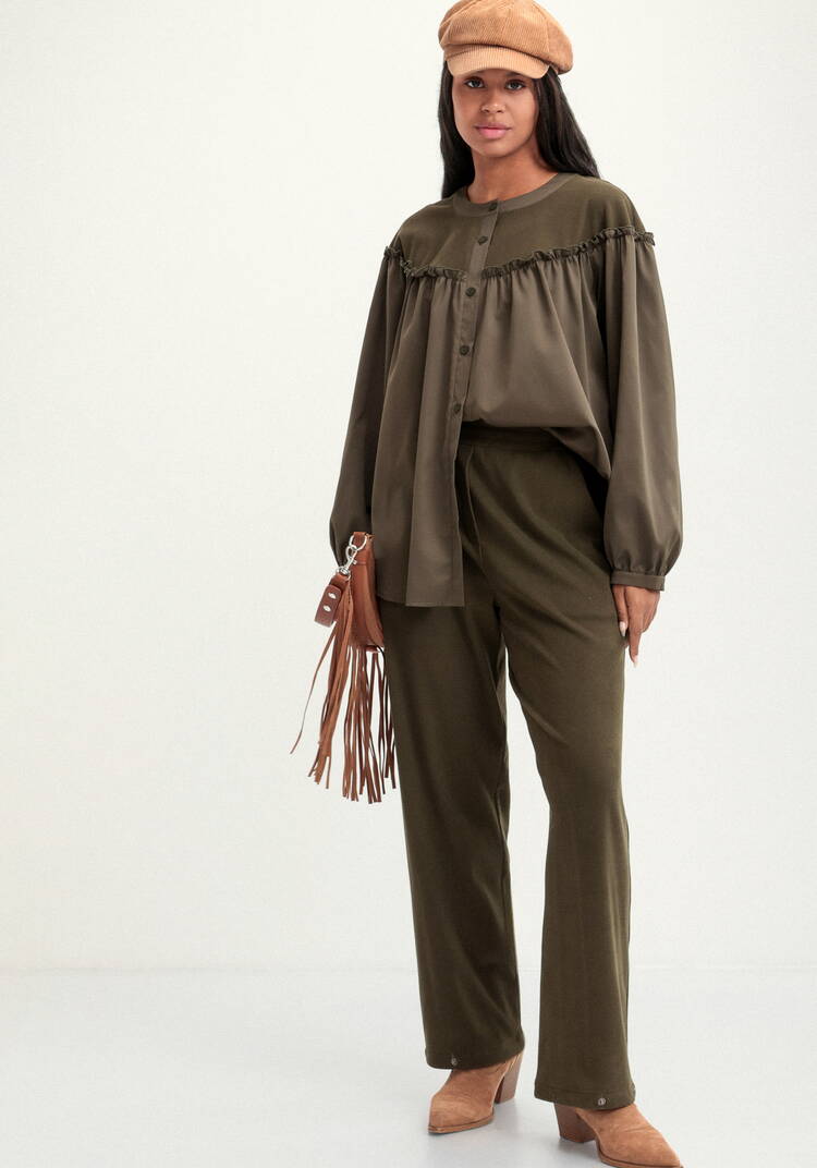 Брюки-трансформеры на резинке по поясу шир.  750, рис. 8