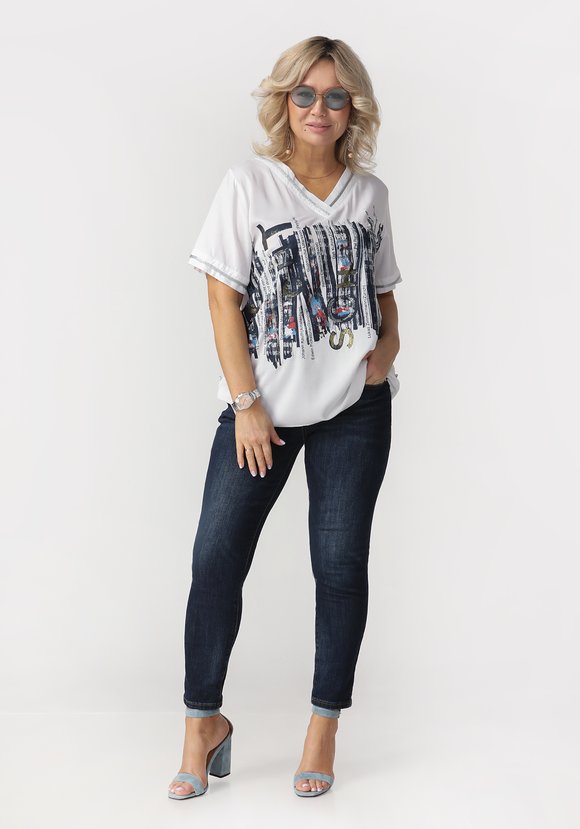 Блуза Солнечный свет шир.  580, рис. 7