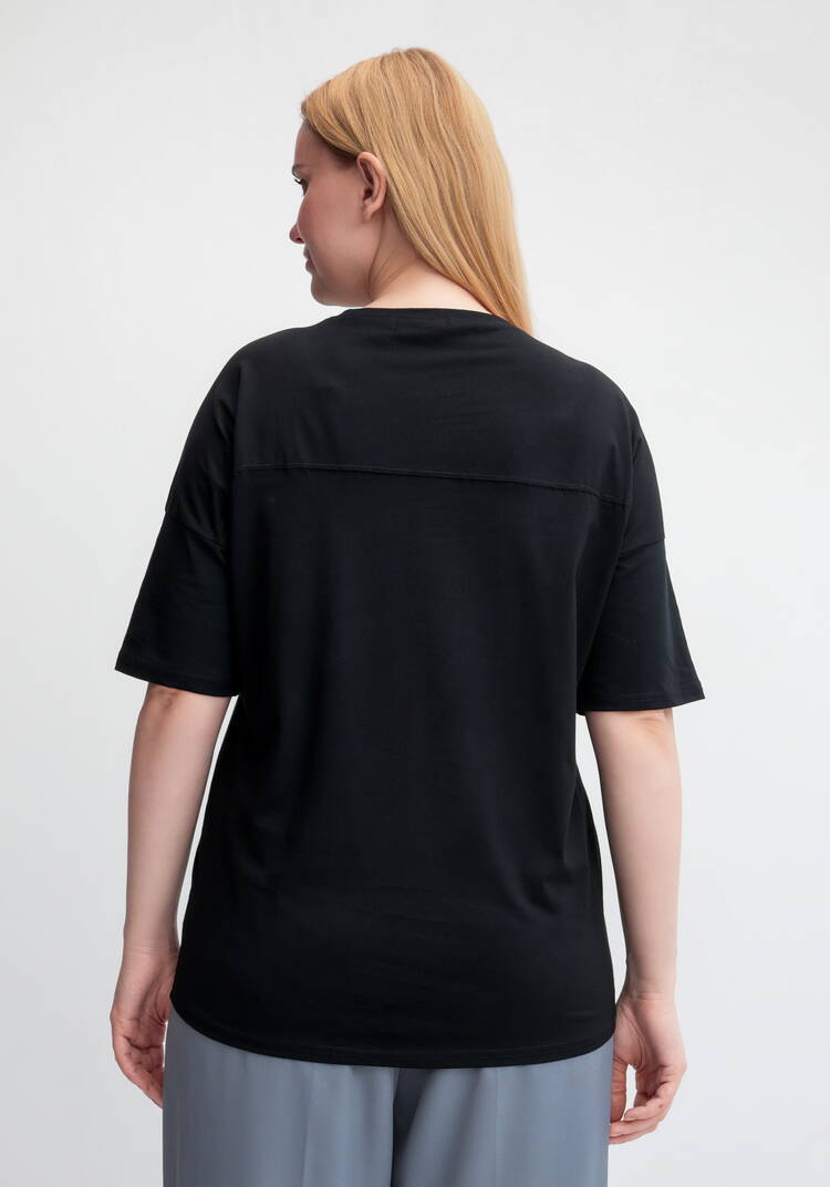 Футболка с принтом Зеленый цветок шир.  750, рис. 28