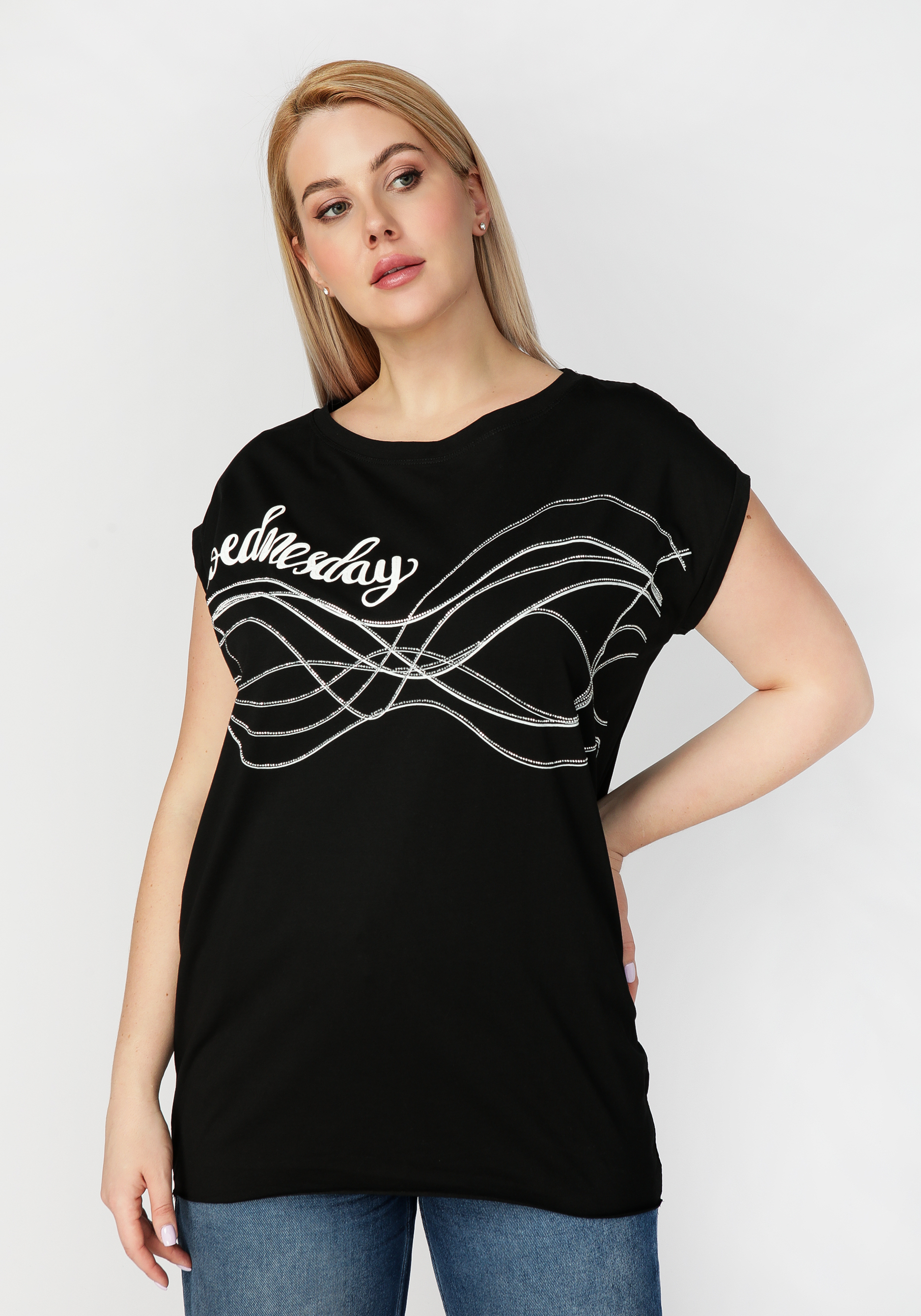 

Футболка женская "Женева", Синий