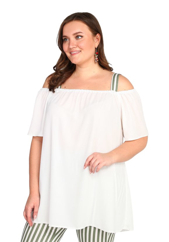 Блуза Стильное Вдохновение шир.  580, рис. 6