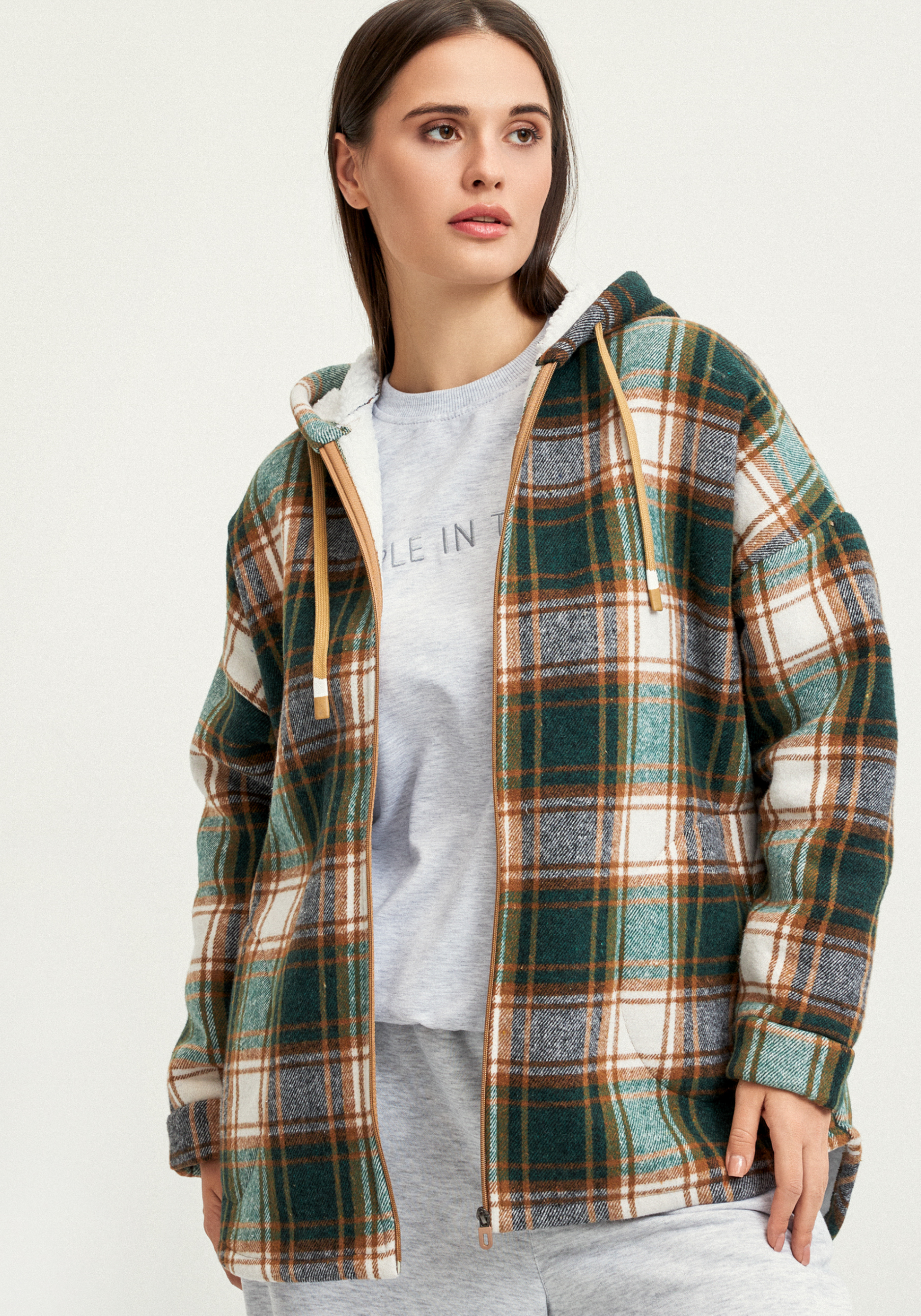 Толстовка с утеплителем шерпа