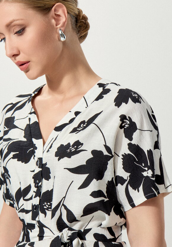 Туника на пуговицах с принтом шир.  580, рис. 13