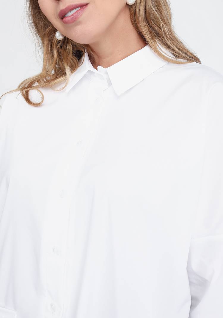 Блуза с карманами и асимметричным низом шир.  750, рис. 3