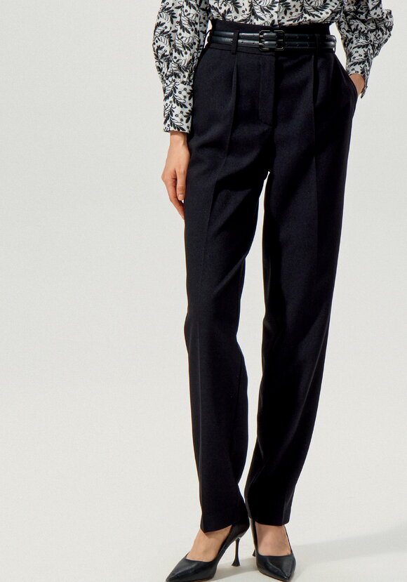 Брюки из костюмной ткани со стрелками шир.  580, рис. 2