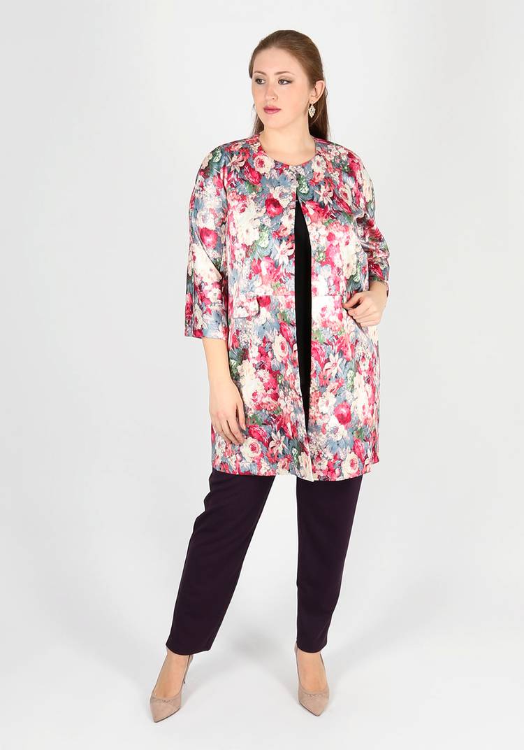 Кардиган на застежке с имитацией карманов шир.  750, рис. 9