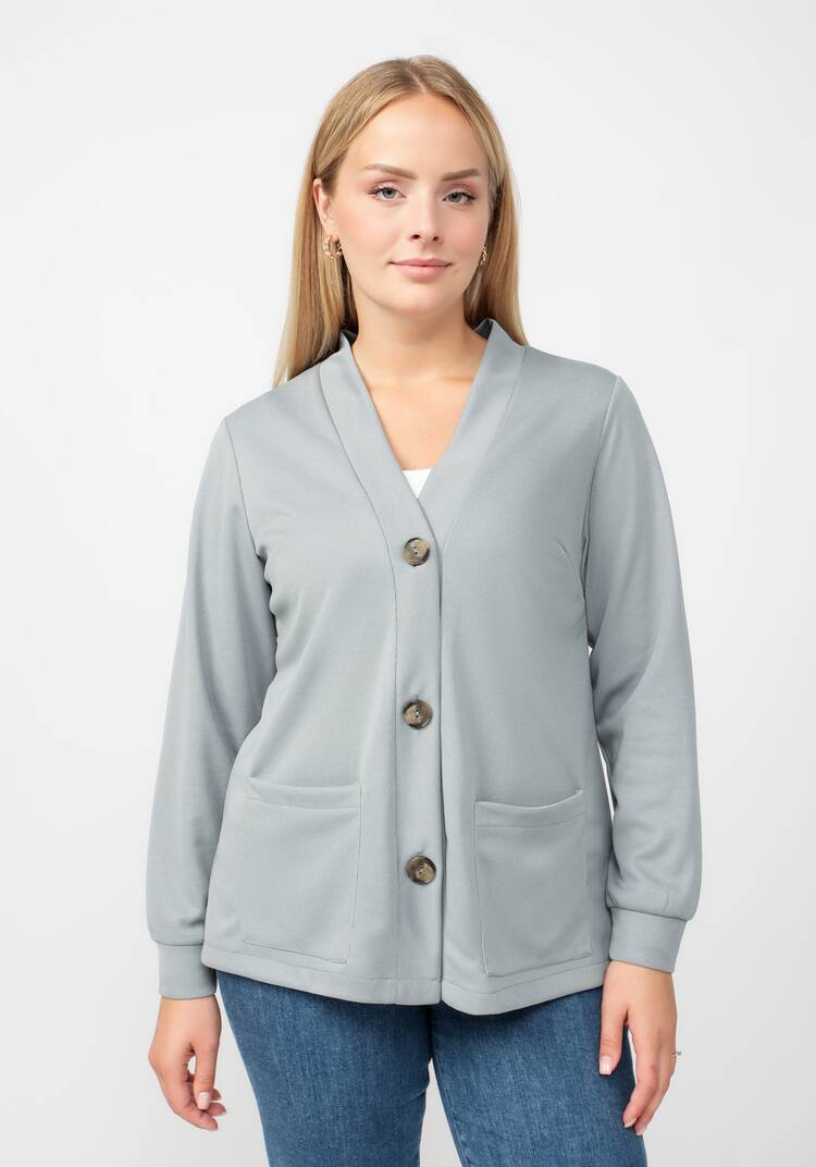 Трикотажный кардиган шир.  750, рис. 4