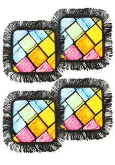 Сидушка для стула, 4 шт.