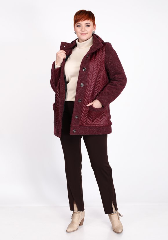 Пальто полуприлегающего силуэта шир.  580, рис. 11