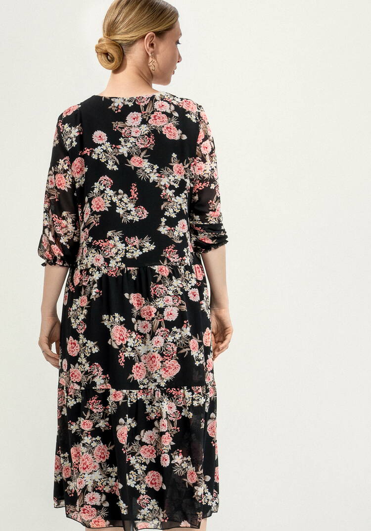 Платье миди свободного кроя шир.  750, рис. 3