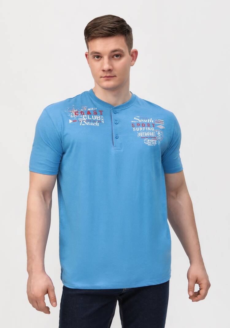 Комплект футболок на пуговицах - 2 шт. шир.  750, рис. 7