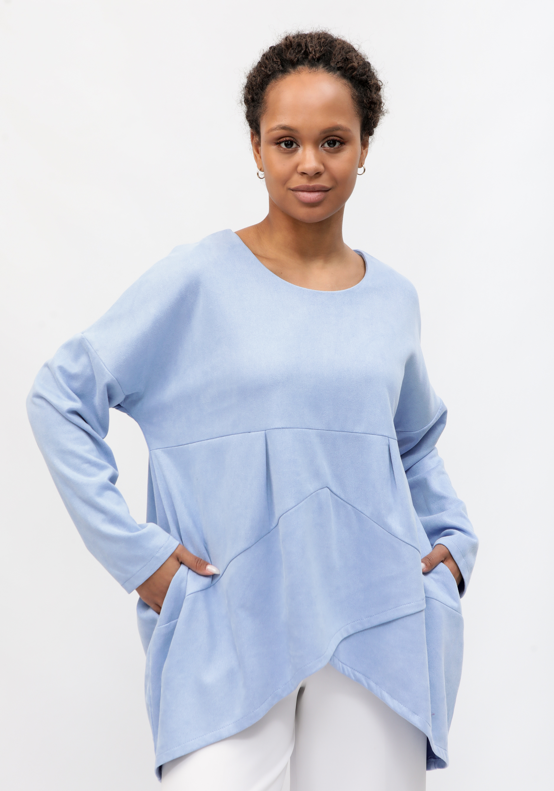 Туника из эко-замши