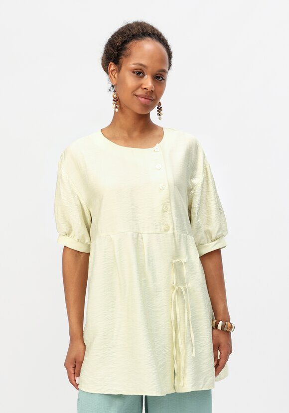 Блуза свободная с декоративными завязками шир.  580, рис. 12