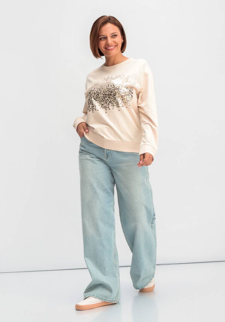 Свитшот с абстрактным рисунком из пайеток шир.  750, рис. 15